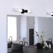 Thalia LED 24.75 inch Matte Black Bathroom Light Wall Light