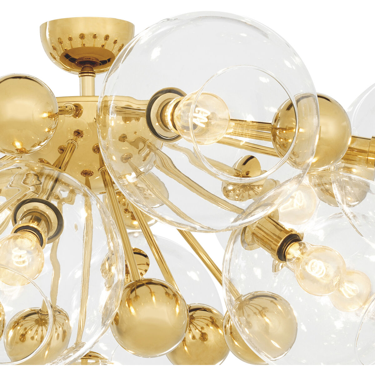 Soleil 13 Light 35.43 inch Gold Ceiling Lamp Ceiling Light