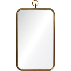 Coburg 39.5 X 22 inch Brass Wall Mirror
