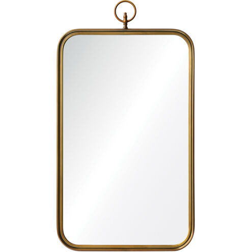 Coburg 39.5 X 22 inch Brass Wall Mirror