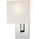 Sconces 1 Light 7 inch Chrome ADA Wall Sconce Wall Light in Incandescent