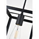 Resolute 1 Light 8 inch Black Pendant Ceiling Light