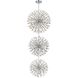 Vera 74 Light 44 inch Chrome Chandelier Ceiling Light