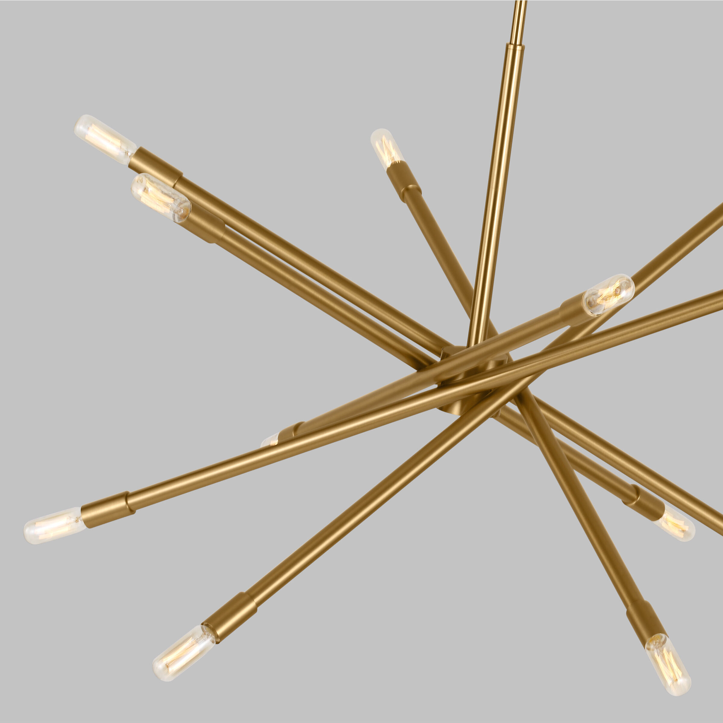 C&M by Chapman & Myers Eastyn 12 Light 29.75 inch Burnished Brass Chandelier Ceiling Light