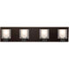 Bolo 4 Light 30 inch Bronze Vanity Light Wall Light