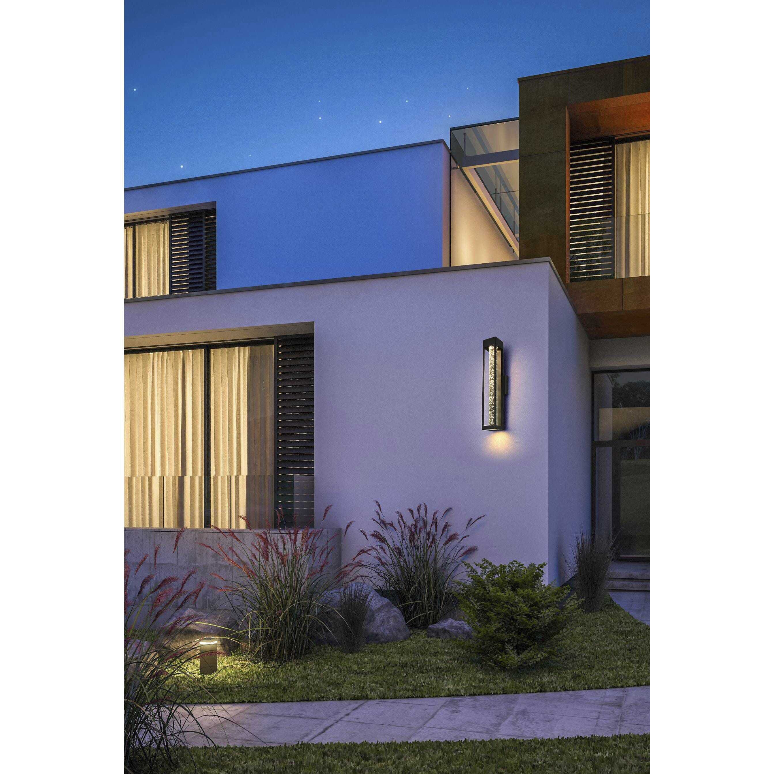 Amaris 1 Light 22 inch Black Outdoor Wall Sconce