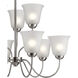 Conway 9 Light 26 inch Brushed Nickel Chandelier Ceiling Light