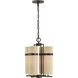 Weston 4 Light 13 inch Mediterranean Bronze Chandelier Ceiling Light