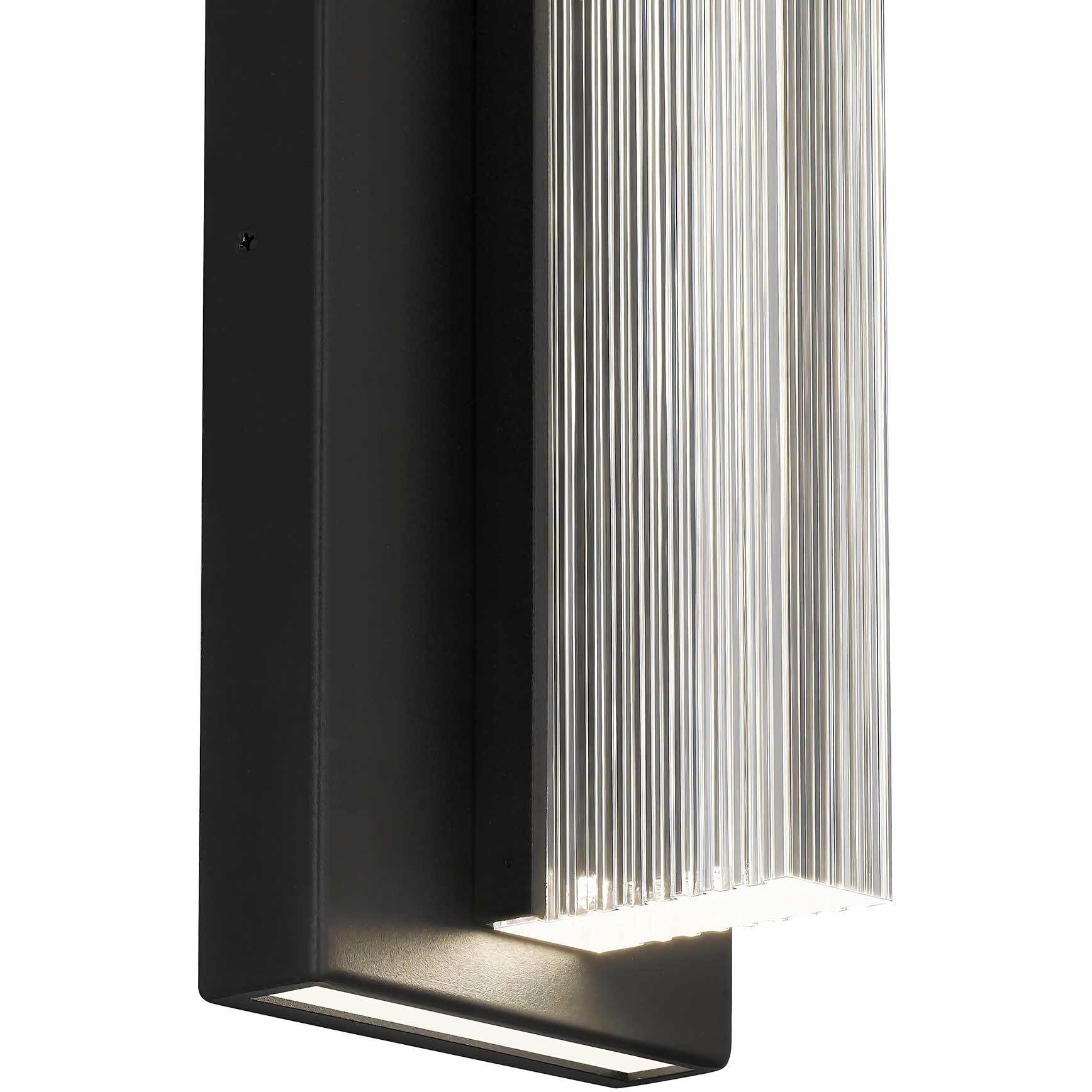 Arles LED 25 inch Sand Black Outdoor Wall Sconce