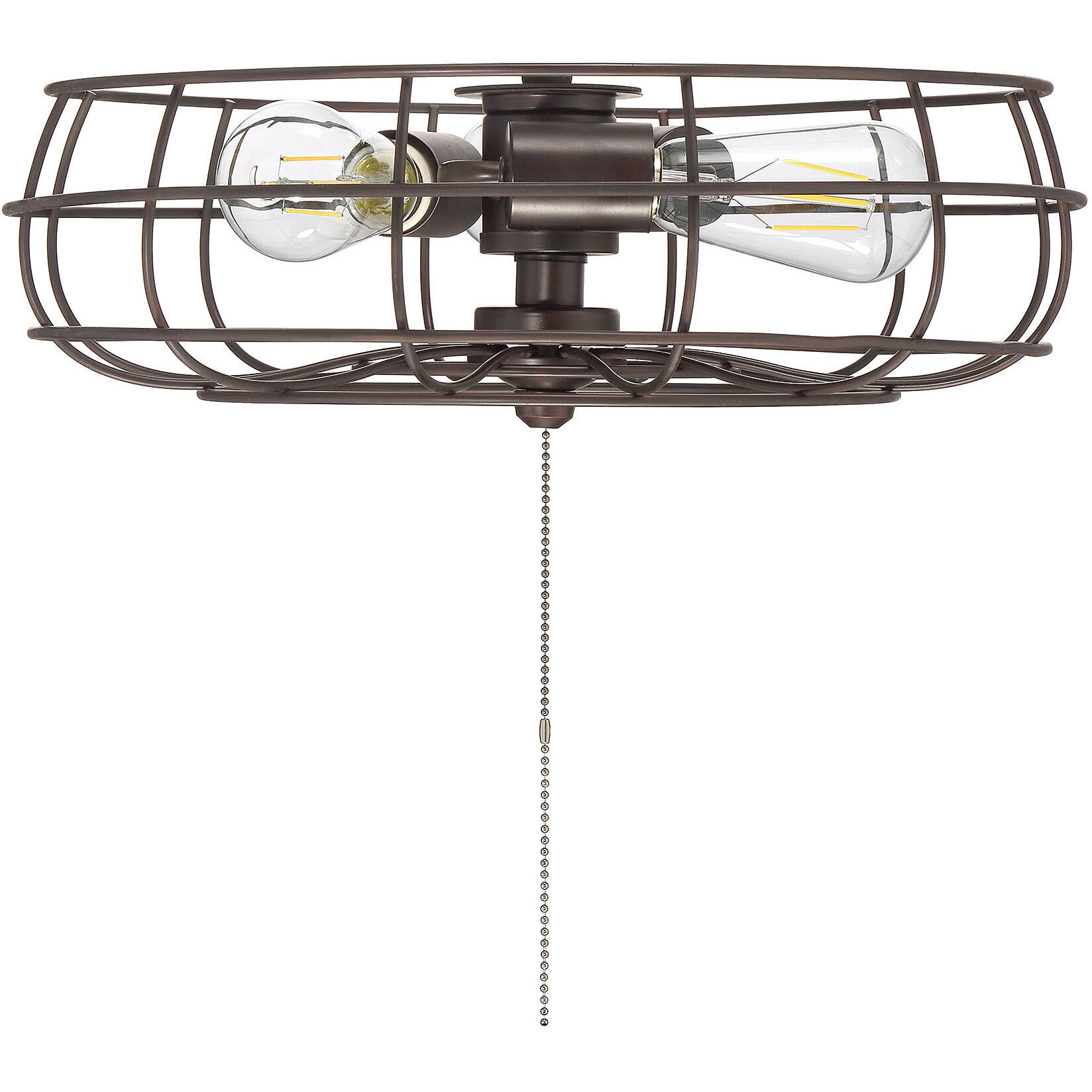 Ratcliffe LED English Bronze Ceiling Fan Light kit