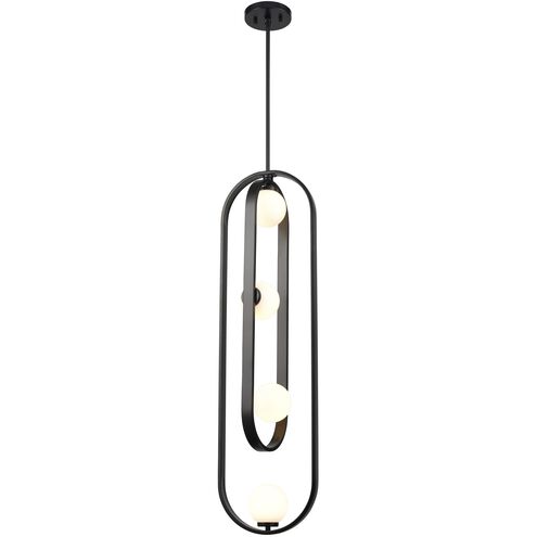 Atwood 4 Light 7.75 inch Ebony Pendant Ceiling Light