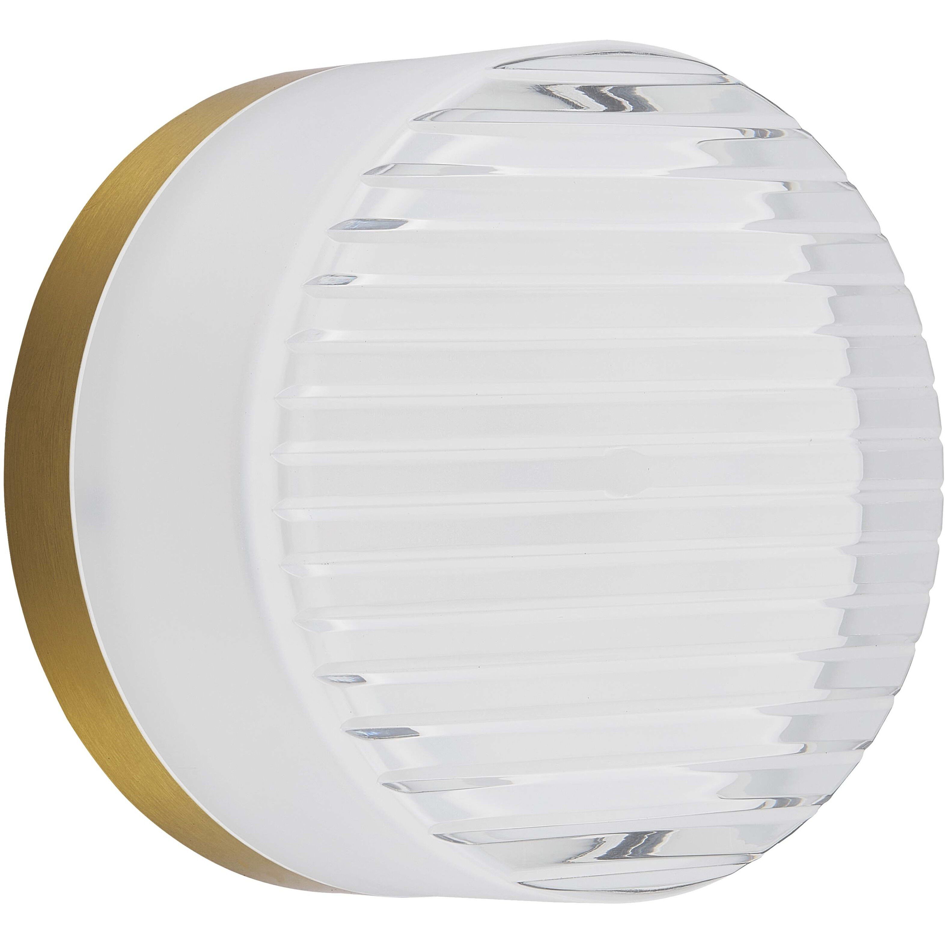 Lucia LED 5.3 inch Aged Brass Wallchiere Wall Light