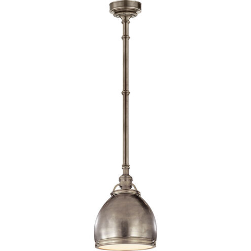 E. F. Chapman Sloane 1 Light 10 inch Antique Nickel Pendant Ceiling Light