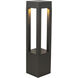 Napa 120-277V 24.00 watt Black Exterior Bollard