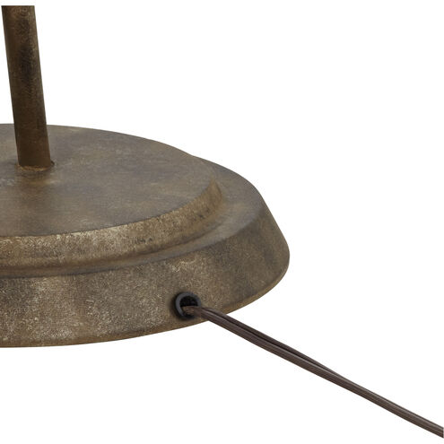 Everly 63 inch 60.00 watt Copper Bronze with Gold Floor Lamp Portable Light, KI Essentials