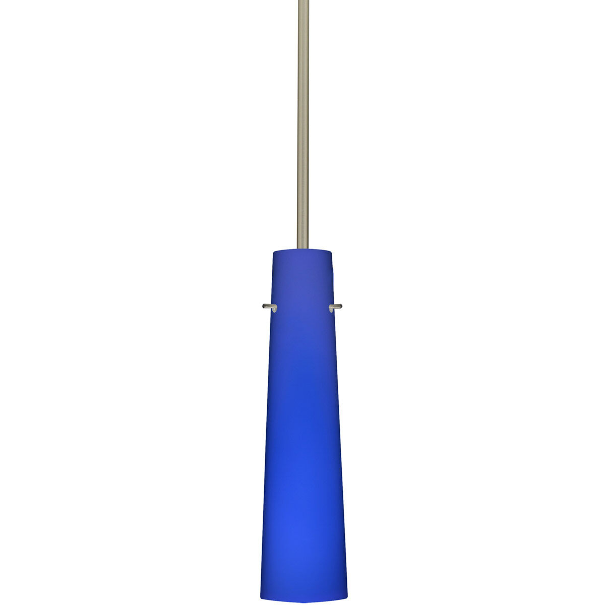 Besa Lighting Camino 1 Light Satin Nickel Stem Pendant Ceiling Light 1TT-5674CM-SN - Open Box