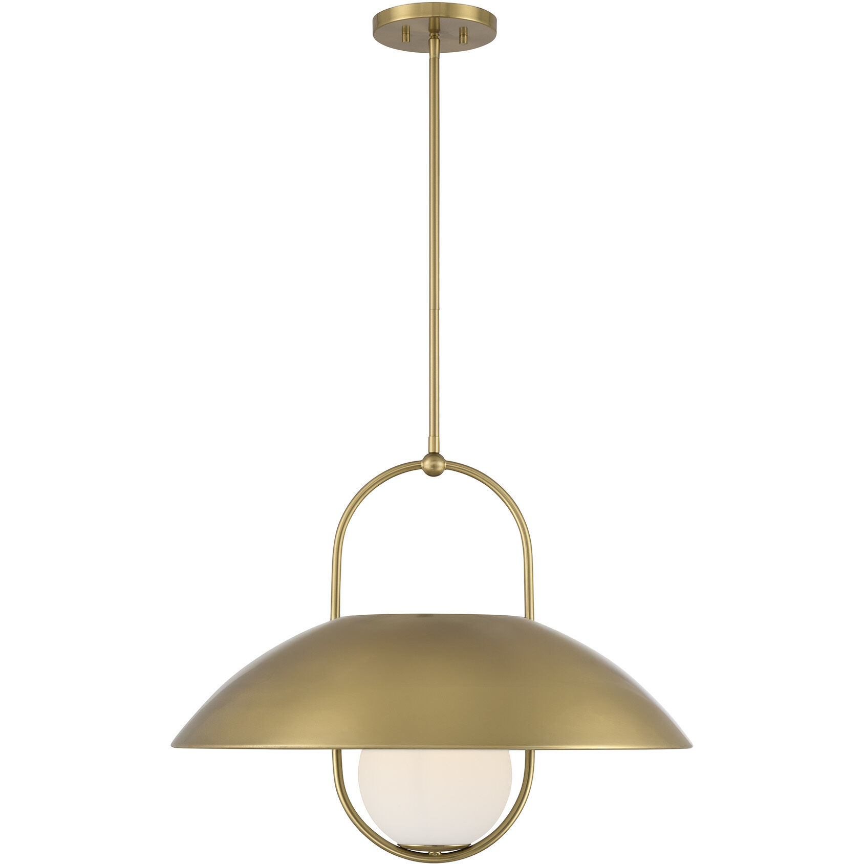 Lehigh 1 Light 22 inch Warm Brass Pendant Ceiling Light