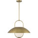 Lehigh 1 Light 22 inch Warm Brass Pendant Ceiling Light