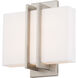 Downton LED 4 inch Brushed Nickel ADA Wall Sconce Wall Light in 2700K