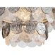 Yep Cascada Pendant Ceiling Light in Smoke Plated Glass, 3 Tier
