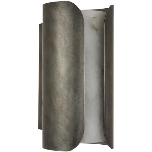 Anne-Marie Barton Armise Sconce Wall Light in Mottled Pewter