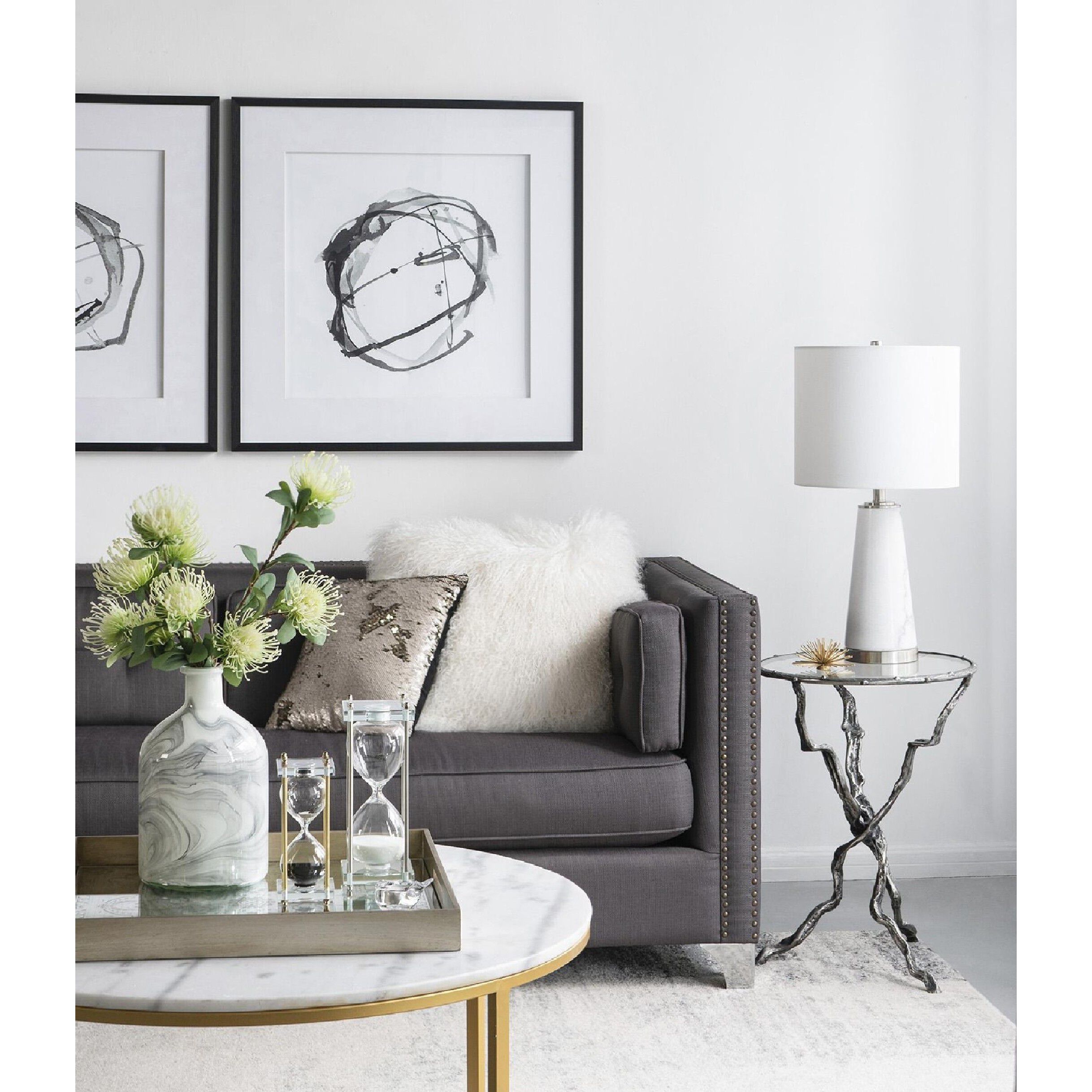 Abstract Black Wall Art