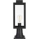 Hilton 1 Light 19 inch Black Outdoor Post Light