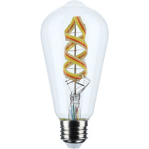 Starfish LED ST19 E26 6.00 watt 120 2700K-5000K LED Filament, ColorQuick