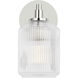 C&M by Chapman & Myers Barstow 1 Light 4.5 inch Polished Nickel Bath Vanity Wall Light