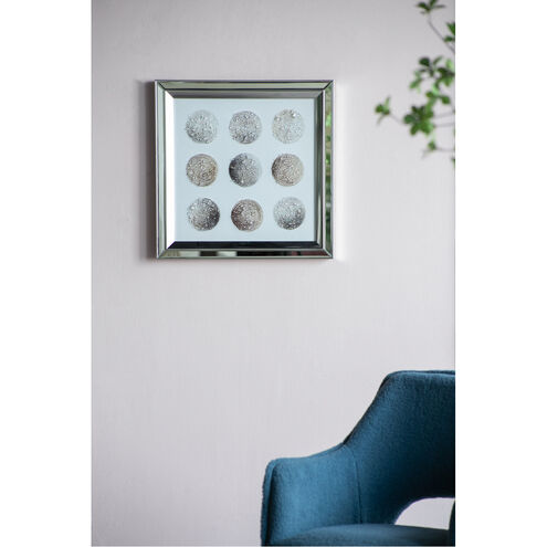 Ares Silver/White/Bronze Wall Art