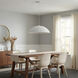 Rain 1 Light 19.25 inch Matte White Pendant Ceiling Light