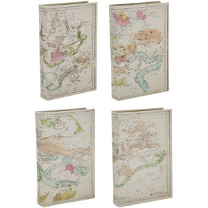 Map 10 X 7 inch Beige Boxes