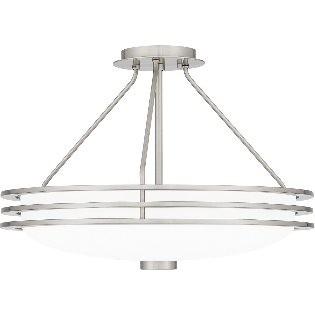 Quoizel EML1720BN Emile 4 Light 20 inch Brushed Nickel Semi Flush