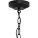 Lieon 3 Light 21 inch Black Convertible Pendant Ceiling Light
