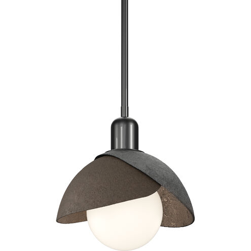 Brooklyn 1 Light 9.4 inch Ink and Bronze Mini Pendant Ceiling Light
