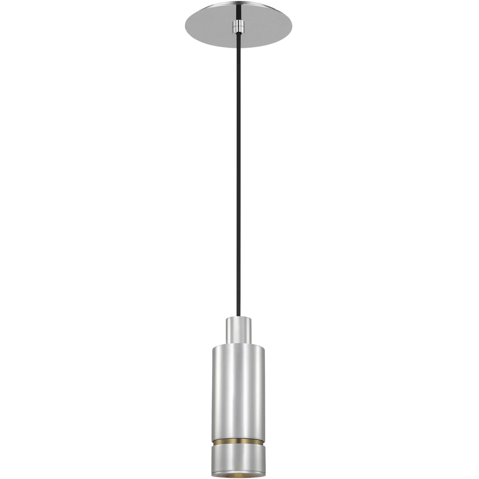Mick De Giulio Sottile LED 3 inch Polished Stainless Steel Line-Voltage Pendant Ceiling Light