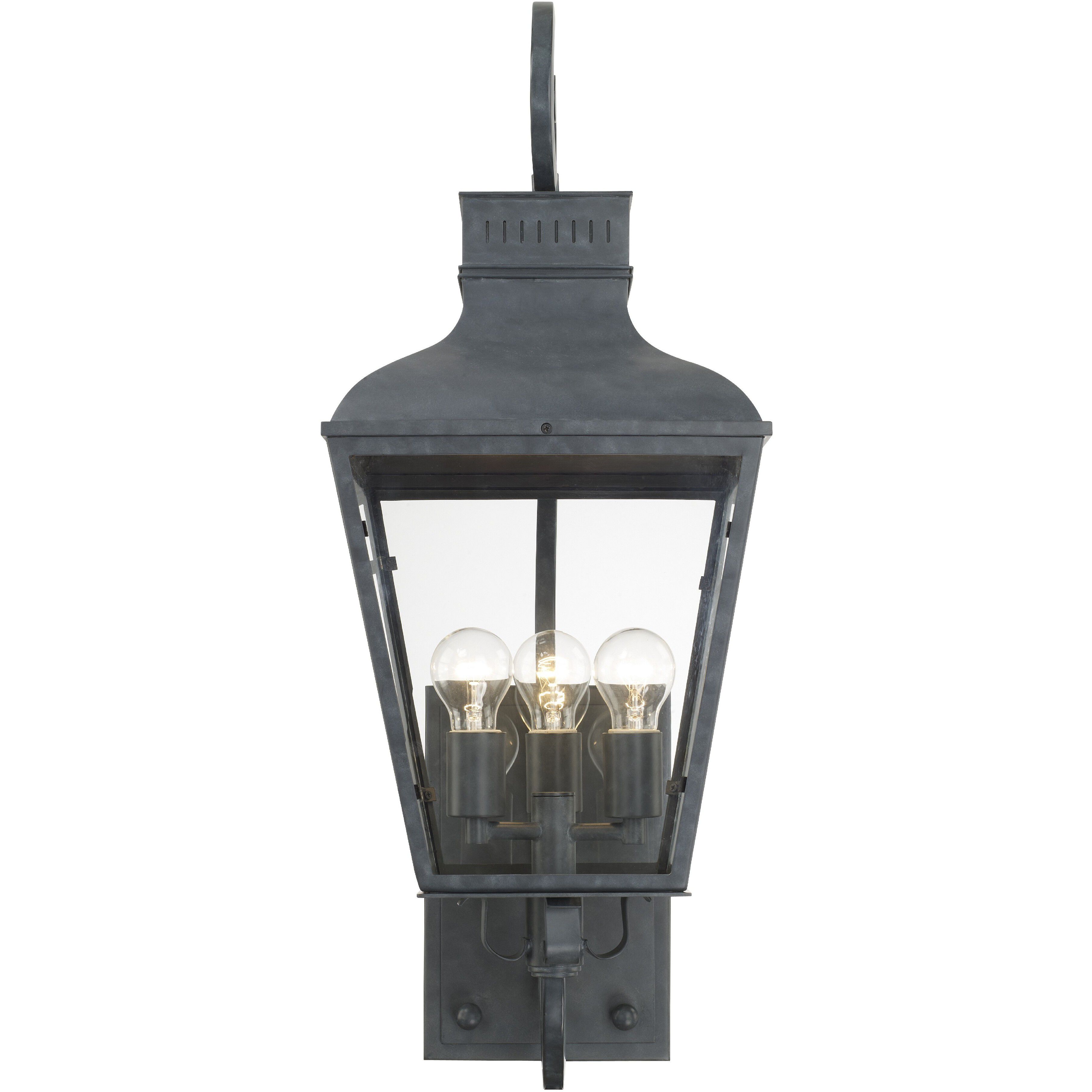 Dumont 3 Light 32.25 inch Graphite Outdoor Sconce