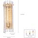 Icicles 1 Light 4.75 inch Satin Brass Sconce Wall Light
