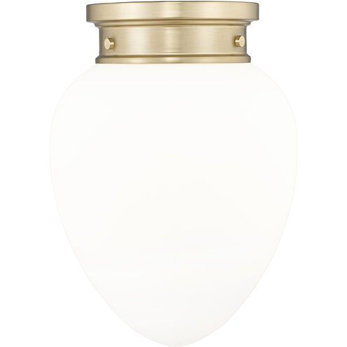 Gideon 1 Light 10 inch Modern Gold Flush Mount Ceiling Light