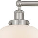 Bell 3 Light 24.5 inch Brushed Satin Nickel Bath Vanity Light Wall Light