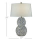 Jessamine 26 inch 150 watt Cloud Blue Table Lamp Portable Light
