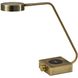 Conrad 15.5 inch 7.00 watt Brass Desk Lamp Portable Light, with AdessoCharge