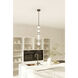 Cordel LED 8 inch Dark Matte Black Mini Pendant Ceiling Light