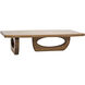 Douglas 72 X 37 inch Dark Walnut Coffee Table