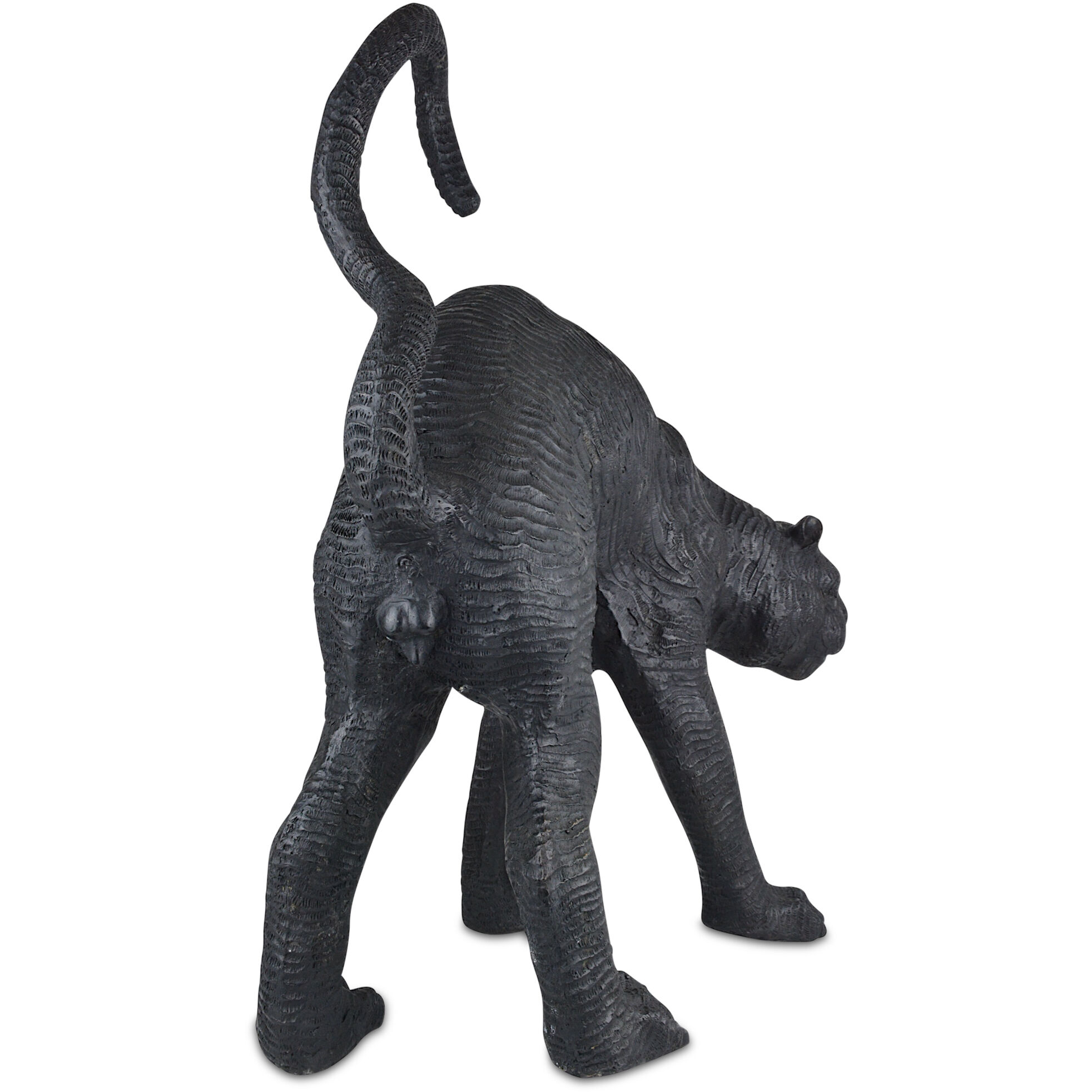 Standing Black Panther 34 X 27.5 inch Sculpture