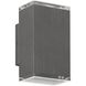 Jasper LED 8 inch Graphite Exterior Wall Sconce