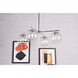 Opus 4 Light 31 inch Chrome Pendant Ceiling Light