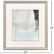 Layers White and Beige and Black and Gray Framed Art