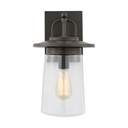Tybee 1 Light 15.5 inch Antique Bronze Outdoor Wall Lantern, Medium