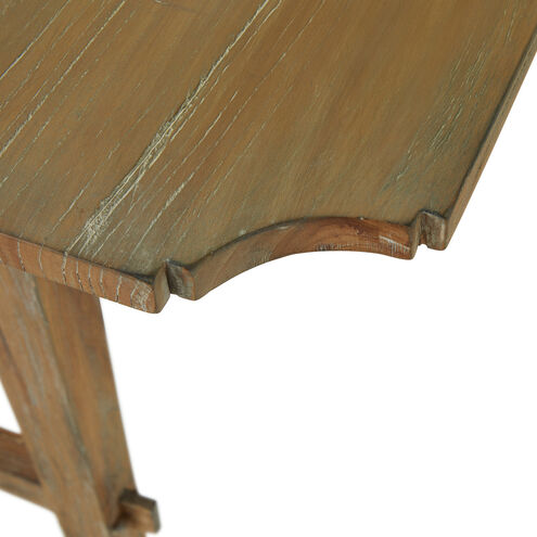 Faulner 60 X 31.25 inch Aged Natural Grey / Texture Black Iron Dining Table